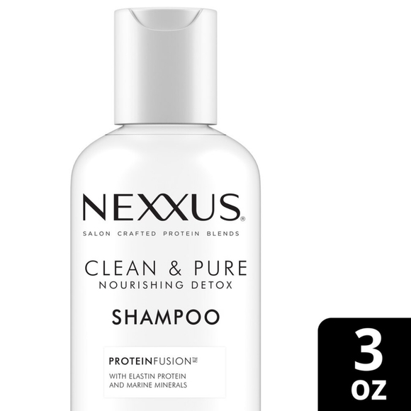 🍭7/$15 Nexxus Clean & Pure Nourising Hair Detox Shampoo - Picture 5 of 9
